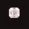 Bianco D Colore VVS1 Moissanite Taglio Asscher Gemma Diamante Sintetico 5x5 MM