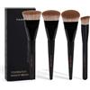 MAANGE Pennello per make-up per fondotinta, 4 pezzi Premium Foundation & Correttore Brush (piatto/obliquo/arrotondato obliquo/appuntito) per fondotinta liquida, crema, polvere e contouring