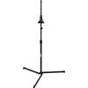 QUIK LOK - WI/993 SUPPORTO PER TROMBONE Stand Compatto per Trombone, con Campana Ammortizzata da Molla, Regolabile in Altezza da 70 a106 cm, Ampia Base Treppiede, Colore Nero
