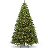 QLOFEI Albero di Natale Finto Verde 120 cm 300 Punte Incl. Base in Metallo Abete Artificiale PVC Montaggio Rapido Con decorazioni fatte a mano per l'albero di Natale…