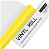 IModeur Vinile adesivo permanente giallo opaco, 10ft, per Cricut, Silhouette, Cameo e altri progetti fai da te