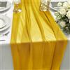 HiBeauty PRO Runner da Tavolo in Chiffon Giallo, 70 x 300 cm, 1 Pezzo, Runner da Tavolo in Tessuto per Decorazione da Tavolo, Decorazioni da Matrimonio, Decorazioni da Tavolo per Compleanni, Baby Shower