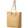 LEKOCH Grande Kraft lavata carta riutilizzabile Tote Work Beach Bag per donna Shopping Borse a tracolla