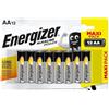 Energizer - Alkaline Power, confezione da 12 batterie AA 1,5 V, lunga durata per uso quotidiano, senza solfatazioni e con durata fino a 10 anni