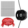TALOEYH Bosch F016800431 - Filo di ricambio per decespugliatore, 37 cm x 3,5 mm, per decespugliatore Bosch AFS 23-37, con testina per decespugliatore F016F04839 e copertura bobina F016F04841 (30