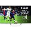 Haier Smart TV 43 Pollici 4K Ultra HD Display QLED Sistema Google TV Dolby Vision Classe F colore Nero - H43Q80FUX Serie Q80