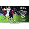 Haier Smart TV 75 Pollici 4K Ultra HD Display QD-Mini LED Sistema Google TV Dolby Vision Classe F colore Nero - H75M90EUX Serie M90