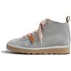 PANCHIC POLACCHINO DONNA P001 IN CAMOSCIO FODERATO IN FAUX LIGHT GREY POWDER PINK