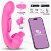 InToYou App Series Bimby Bitting & Tapping Vibrator with Remote & App Pink