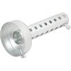 Baceyong - Marmitta per motocicletta, DB Killer, deflettore del tubo di scarico, silenziatore di scarico, 35-60 mm, Nero/Argento