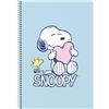 safta SNOOPY LOVE - Taccuino a libro 80 fogli con copertina rigida, 1design, ideale per bambini di diverse età, comodo e versatile, qualità e resistenza, 21,5 x 1 x 31 cm, Blu chiaro, M, Casual