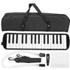 Boxwizard Melodica per bambini e adulti 32 chiavi inclusa custodia per il trasporto versatile strumento musicale IRIN con una robusta bocca pianoforte per imparare (nero)