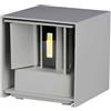 V-TAC VT-759 5W-WALL LAMP WITH BRIDGELUX CHIP COLORCODE:3000K GREY SQUARE