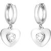 SOFIA MILANI - Orecchini da Donna in Argento 925 - con Pietra Zircone - Orecchino Pendente a Cuore - E2629