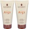 Bios Line SpA NATURE'S Argà Balsamo Set da 2 2x150 ml per capelli