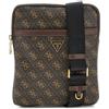 GUESS Vezzola Smart Crossbody Flat Bag Brown/Ochre