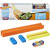 Hot Wheels -Track Builder Unlimited Set per Pista con 10 Pezzi, 9 Connettori e Macchinina, Giocattolo per Bambini 6+ Anni, GVG13