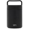 Simple Modern Contenitore Termico per Alimenti Caldi | Thermos Pasta in Acciaio Inox per Portapranzo Termico | Provision | 350ml | Midnight Black