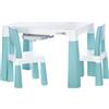 FREEON 46637 TAVOLO + 2 SEDIE NEO COLORE BIANCO/VERDE