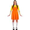 Rubie's Rubies Costume classico ufficiale Squid Game Girl Doll, costume per adulti, taglia 16-18