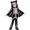 Rubie's Costume ufficiale da scheletro per bambini, taglia 2-3 anni