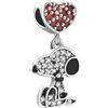 The Charmery Ciondolo a forma di cane Snoopy, in argento 925, compatibile con ciondoli Pandora, Trollbeads, Chamilia, Biagi e molti altri braccialetti con ciondoli del Regno Unito.