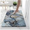 Ergocar Tappeti Bagno Super Assorbenti, Tappetino Da Cucina Antiscivolo, Resistente All'usura Morbido Tappetino da Bagno, per Bagno, Cucina, Camera da Letto(Pattern di Marmo)