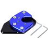 Qiilu Accessori per motocicli Telai Cavalletti, Pattino di estensione del cavalletto di supporto laterale del motociclo Ingrandire per NC750X 17-19 17 (Blu)