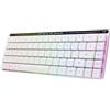 ASUS ROG Falchion RX Low Profile, Tastiera Wireless da Gaming, Illuminazione RGB, Switch Ottici ROG RX Red e Blue, Bluetooth 5.1 e 2.4GHz, Tre Dispositivi Contemporaneamente, Layout Italiano, Bianco