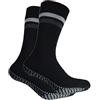 Cocain underwear 2 paia di calzini caldi per uomo e donna antiscivolo grazie ai gommini in ABS, 2 paia di colore nero, 43-46