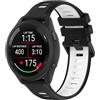 FiiMoo Silicone Cinturino Compatibile con Garmin Venu Sq 2/Venu 2 Plus/Garmin Vivoactive 5/Forerunner 245/645, 20mm Ricambio Cinturino, Cinturino Sportivi in Silicone per Garmin Forerunner 165-Nero