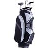 VEVOR Sacca da Golf con Divisori Organizzatori a 14 Vie, Sacca da Golf in Nylon Premium con Tasche Multiple 910 mm, Sacca da Golf Resistente con Manici, Copertura Antipolvere Cinghie Staccabili Nero