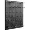 VEVOR Pannello Forato da Muro 609,6x304,8 mm Organizzatore per Garage in Metallo da Parete con 2 Pannelli Forati, Kit per Organizzazione Attrezzi per Ufficio Accessori Inclusi Ganci Portaoggetti