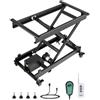 VEVOR Tavolo Elevatore Elettrico con Capacità di 150 kg Tavolo Elevatore a Forbice Singola, Piattaforma di Sollevamento Regolabile in Altezza da 200 a 710 mm, Tavolo Elevatore, 4 Ruote, Nero