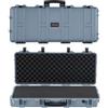 VEVOR Custodia Rigida per Fucile Dimensioni Esterni 97,8 x 42 x 17,3 cm, Custodia per Fucile Lungo, 4 Strati di Schiuma Pretagliata, Scatola per Armi IP67 Impermeabile Antipolvere, Grigio