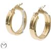 Orecchini oro giallo 18 kt 750 cerchi -901/ST-