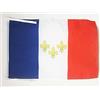 AZ FLAG BANDIERA MONARCHIA FRANCESE 45x30cm - BANDIERINA REALE DI FRANCIA 30 x 45 cm cordicelle - AZ FLAG
