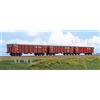 ACME 45197 DB Cargo set di tre carri Tamns895 con pezzature e graffiti,