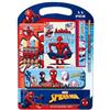 safta SPIDERMAN ATTACK - Set da scrittura, astuccio regalo, astuccio metallico, penne, astuccio per bambini, ideale per bambini, comodo e versatile, qualità e resistenza, 27 x 37,5 cm, Nero, M, Casual