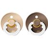 BIBS Colour Natural Rubber Size 2: 6+ months 2 pz