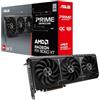 ASUS Prime AMD Radeon RX 9060 XT OC Edition, Scheda Grafica 16 GB GDDR6, 128 Bit, PCIe 5.0, 1 HDMI 2.1, 2 DisplayPort 2.1, Design a 2.5 Slot, Ventole Axial-Tech, GPU Tweak III, PRIME-RX9060XT-O16G