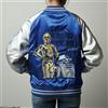Mrushin Giacca Sukajan STAR WARS R2-D2 C-3PO in raso con ricamo taglia unica...
