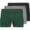 JACK & JONES Jacordinary Trunks 3 Pack, Grigio, XX_l (Pacco da 3) Uomo