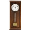 Hermle 70989-030341 - Orologio da parete Progressistico 4 4 Westminster, in legno di noce, 57 x 22,5 x 13 cm