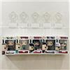 SDYAR Confezione da 10 mensole galleggianti in acrilico per figure Funko Pop in-The-Box, vetrina per personaggi in scatola, mensole per arredamento camera da letto, soggiorno