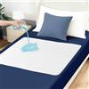 DUJUIKE Materassino Per Incontinenza lavabile, Traversa Impermeabile Assorbente, Protezioni per materassi per incontinenza, Riutilizzabili, Adatto ad adulti, neonati, anziani (Bianco, 85x90 cm)