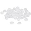 QUARKZMAN 200pz Tappi per Fori a Vite, 16mm(5/8) Dia Tappi Copriforo in Plastica, Tappi per Fori Chiusura a Scatto Tappi a Incasso per Mobili, Trasparenti