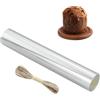 REBECCAGIBSON Pellicola per bordi per torte, 10 m, trasparente, altezza 20 cm, stabile, per torte, cioccolato, mousse, anelli da dessert, pellicola in acetato, riutilizzabile