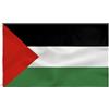 TCTOHZNG Palestinian flag 3x5FT -(90x150cm) Bandiera della Palestina Indoor/Outdoor Quality Polyester with Vivid Color and Brass Grommets Palestine flag