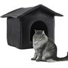 Generico Casetta Esterna per Gatti | Rifugio Impermeabile per Cuccioli | per Animali Antiscivolo per Inverno Balcone Giardino Appartamento Gatti Randagi